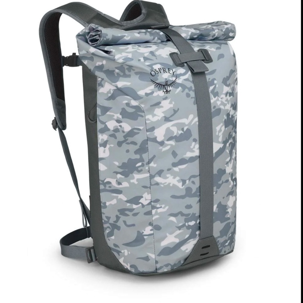 Osprey 28L Roll Top Backpack - Artic Camouflage- New
